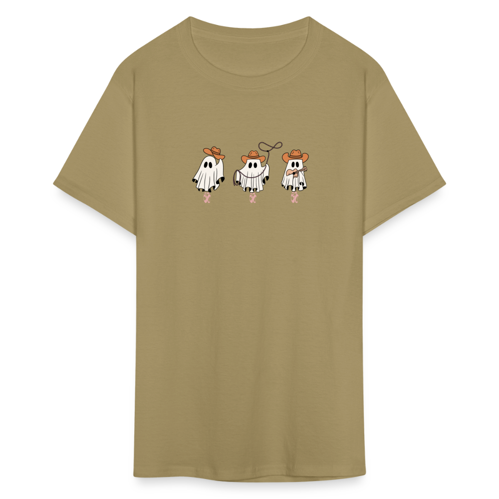 Western Ghost Ballerinas, Unisex Ballet T-Shirt - khaki