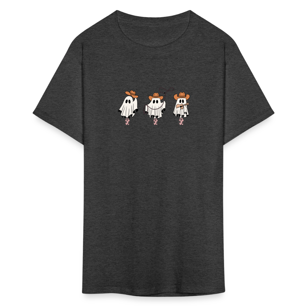 Western Ghost Ballerinas, Unisex Ballet T-Shirt - heather black