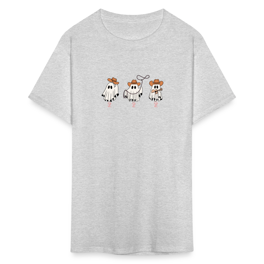 Western Ghost Ballerinas, Unisex Ballet T-Shirt - heather gray