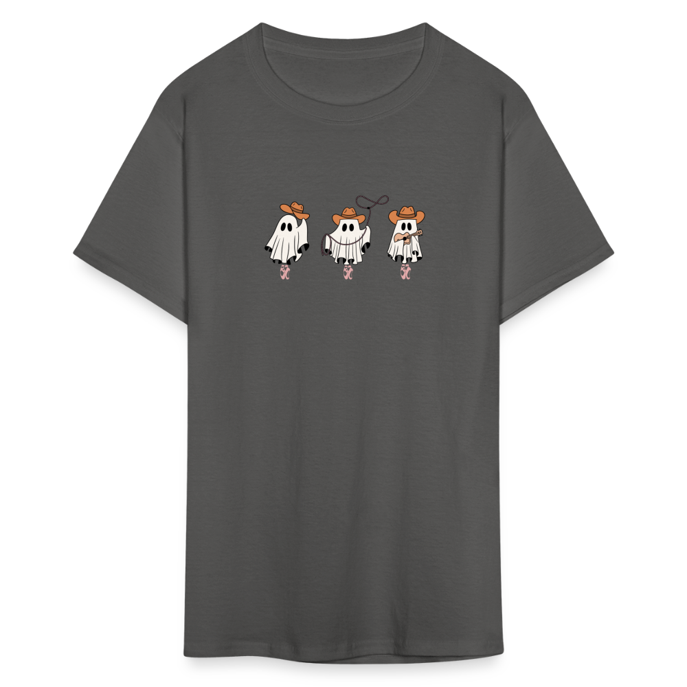 Western Ghost Ballerinas, Unisex Ballet T-Shirt - charcoal