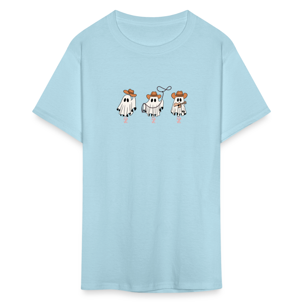 Western Ghost Ballerinas, Unisex Ballet T-Shirt - powder blue