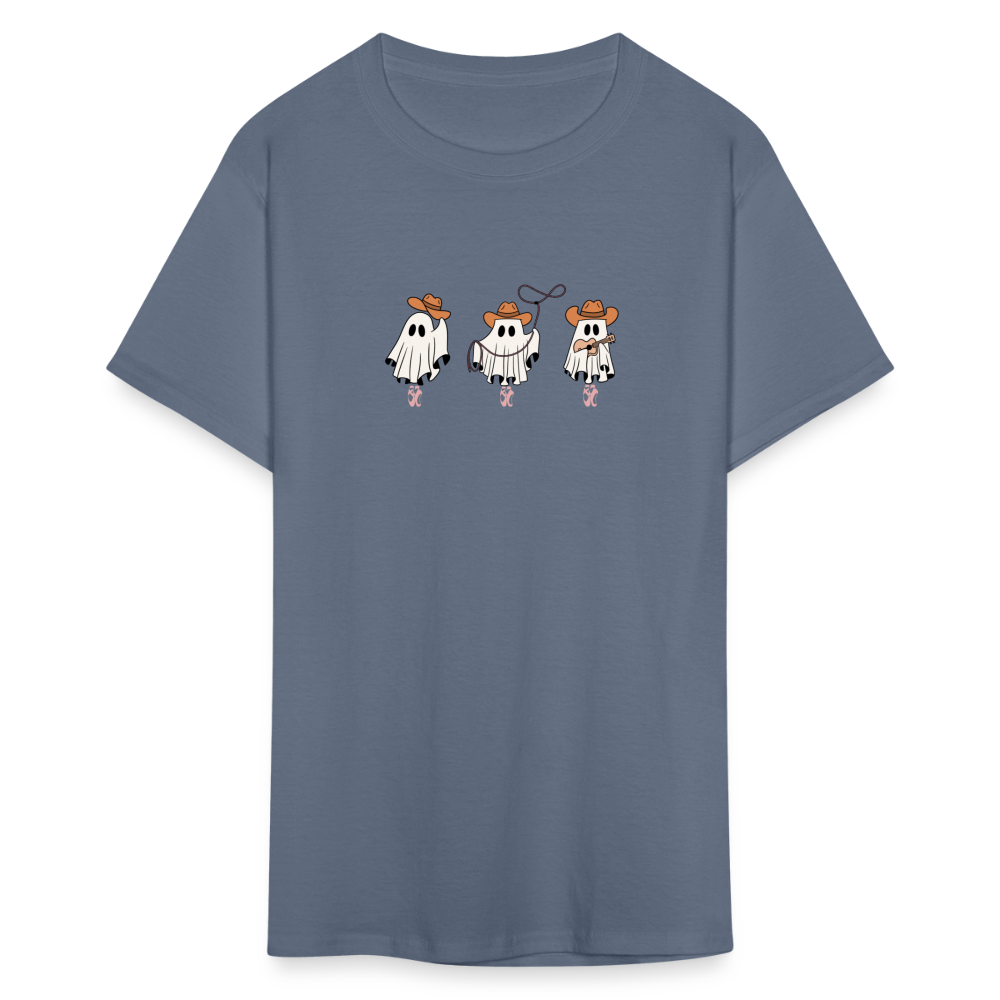 Western Ghost Ballerinas, Unisex Ballet T-Shirt - denim