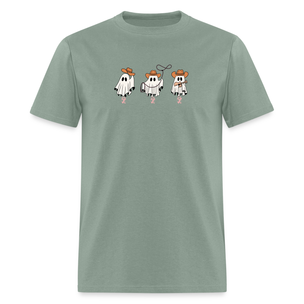 Western Ghost Ballerinas, Unisex Ballet T-Shirt - sage