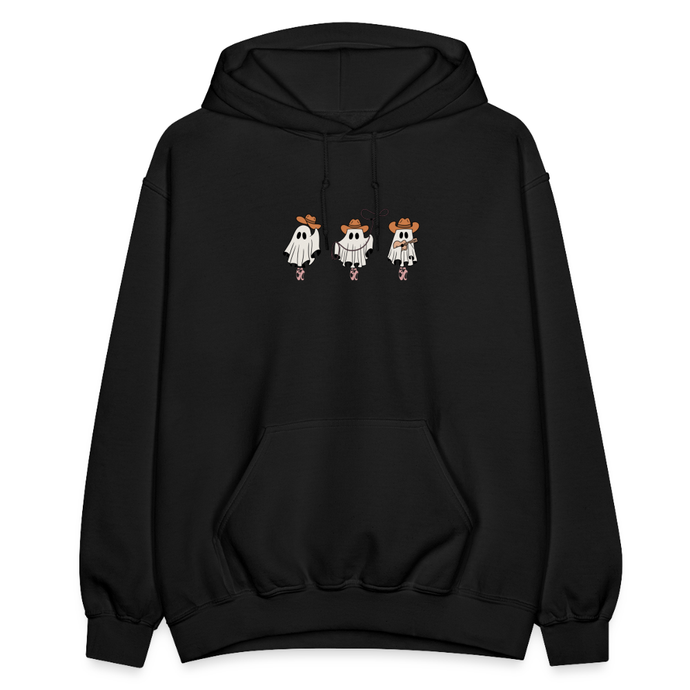 Western Ghost Ballerinas, Unisex Ballet Hoodie - black