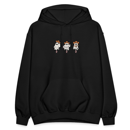 Western Ghost Ballerinas, Unisex Ballet Hoodie - black