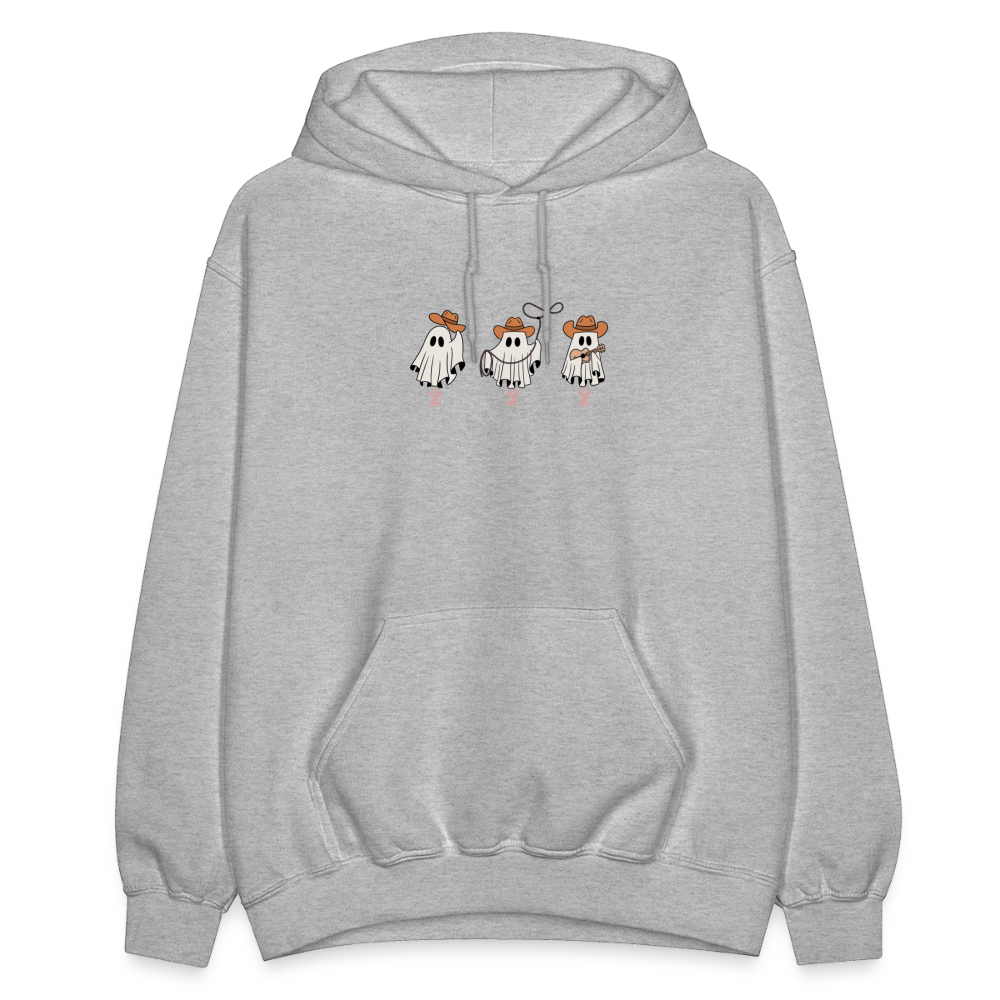 Western Ghost Ballerinas, Unisex Ballet Hoodie - heather gray