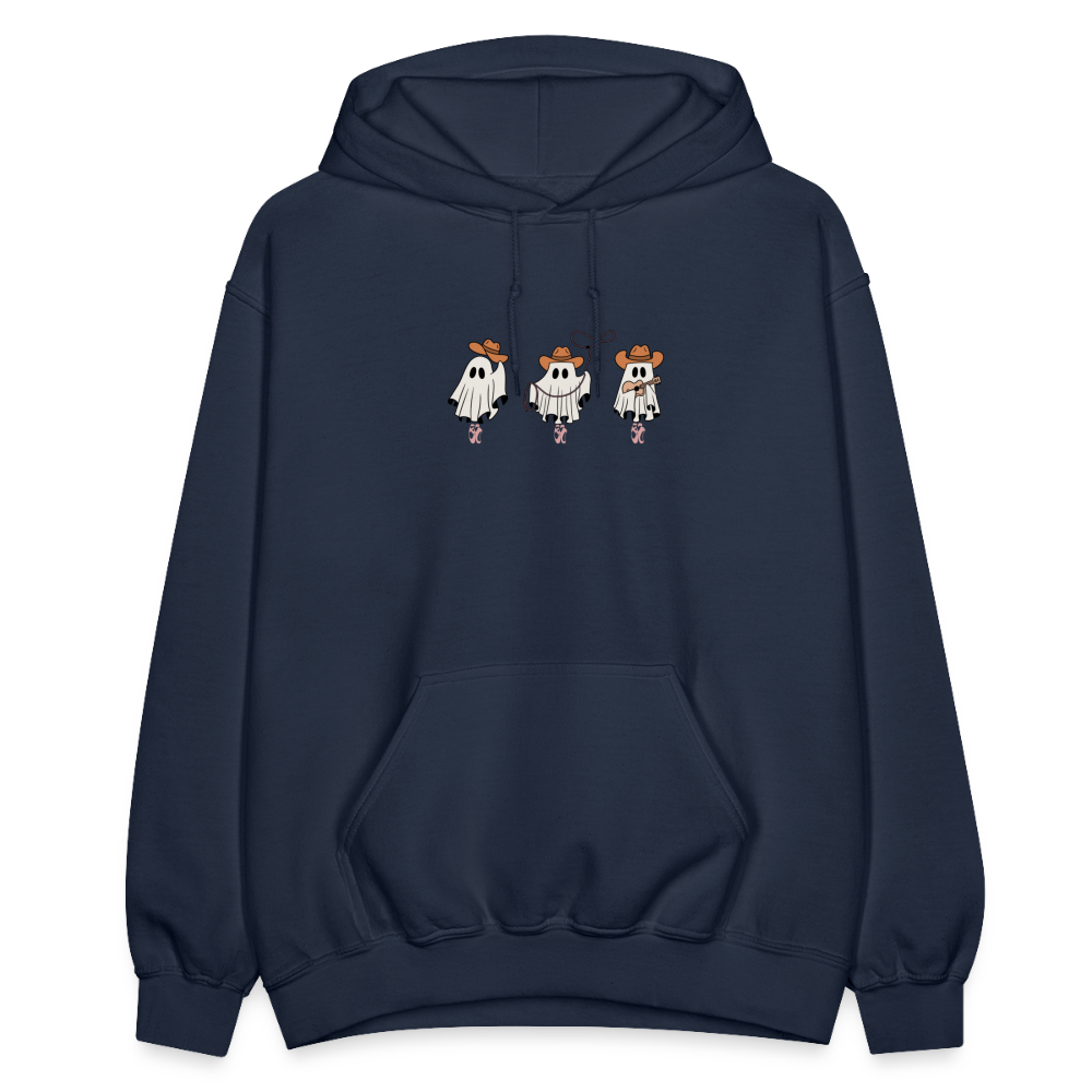 Western Ghost Ballerinas, Unisex Ballet Hoodie - navy