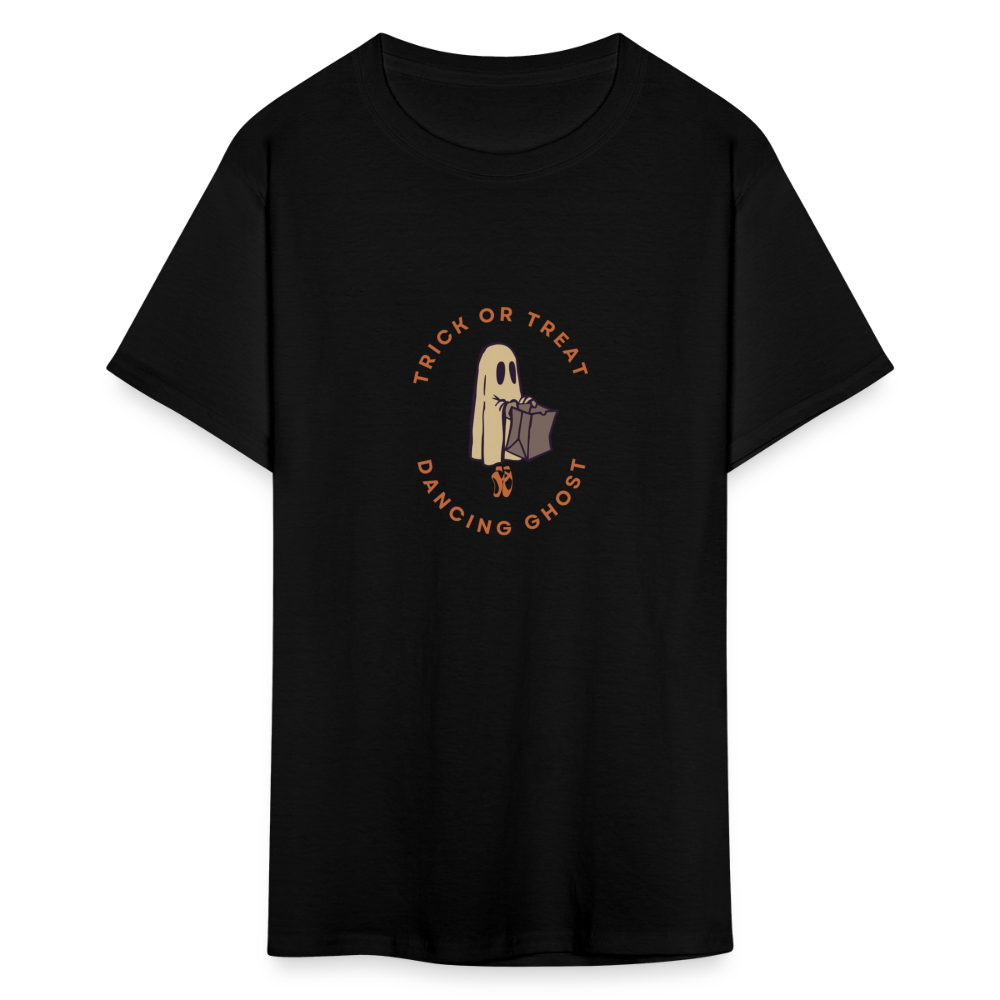 Trick or Treat Dancing Ghost, Unsex Ballet T-Shirt - black