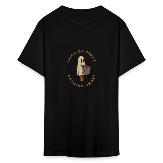 Trick or Treat Dancing Ghost, Unsex Ballet T-Shirt - black