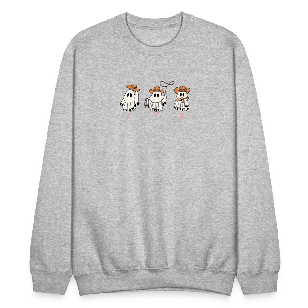 Western Ghost Ballerinas, Unisex Ballet Sweatshirt - heather gray