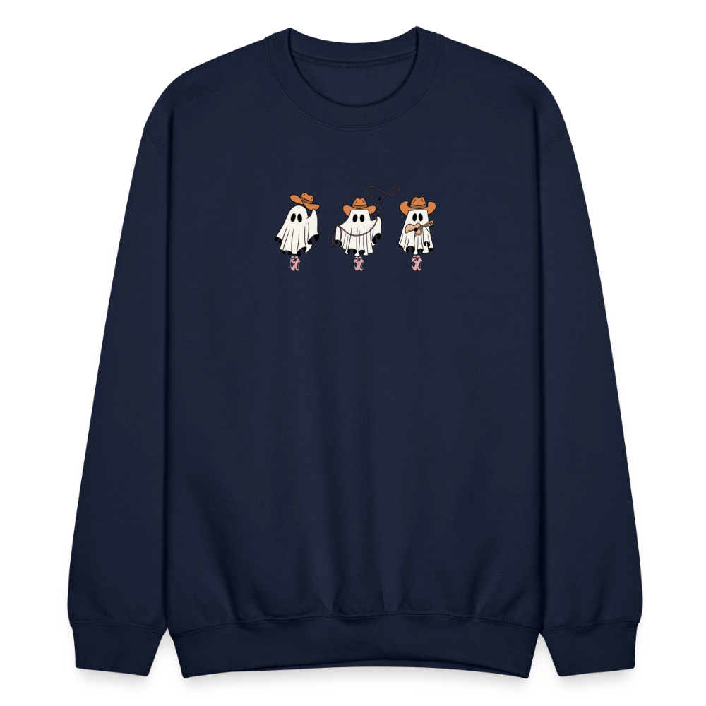 Western Ghost Ballerinas, Unisex Ballet Sweatshirt - navy