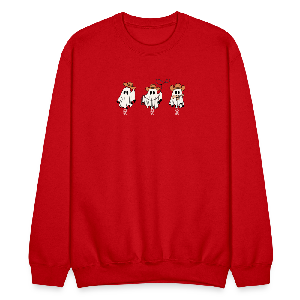 Western Ghost Ballerinas, Unisex Ballet Sweatshirt - red