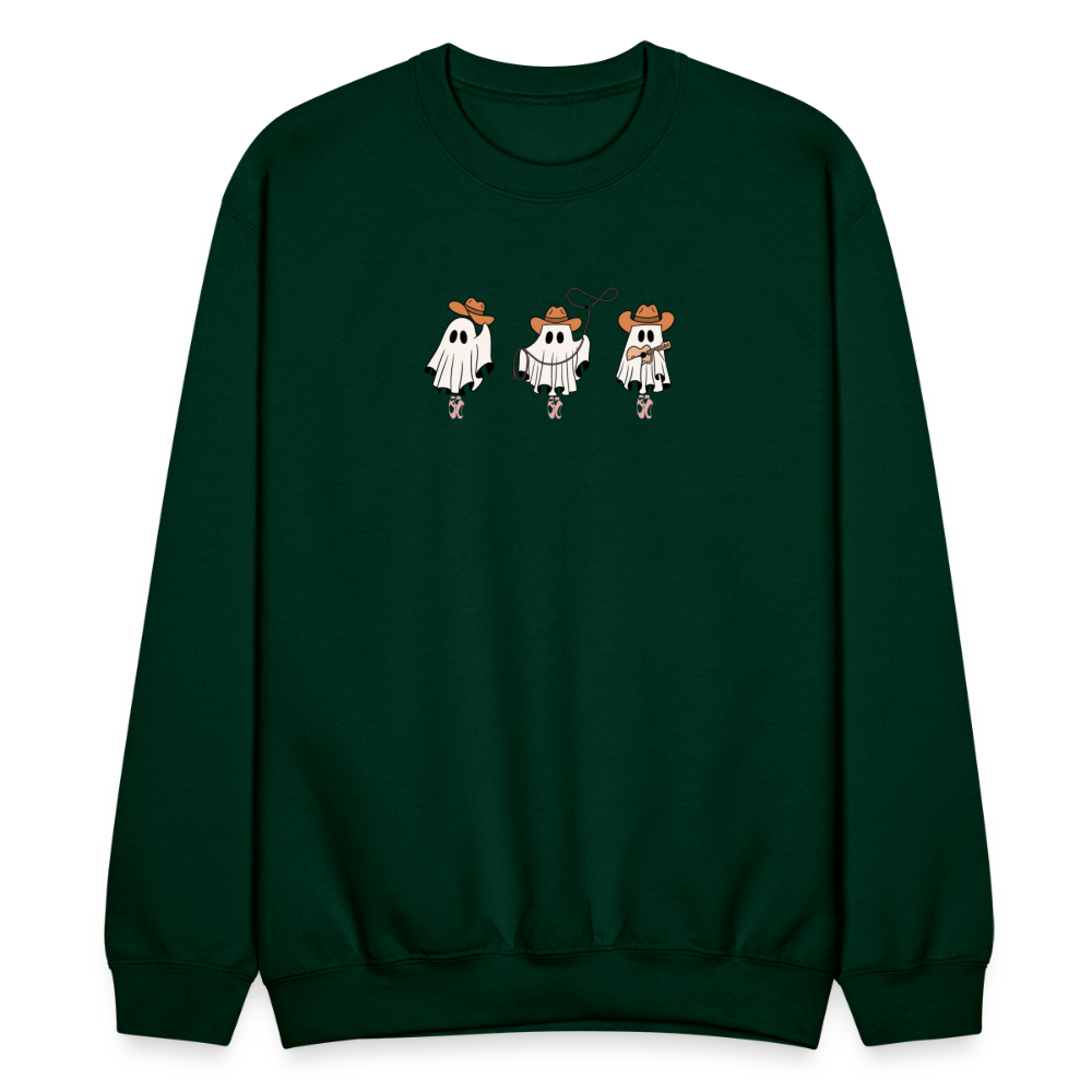 Western Ghost Ballerinas, Unisex Ballet Sweatshirt - forest green