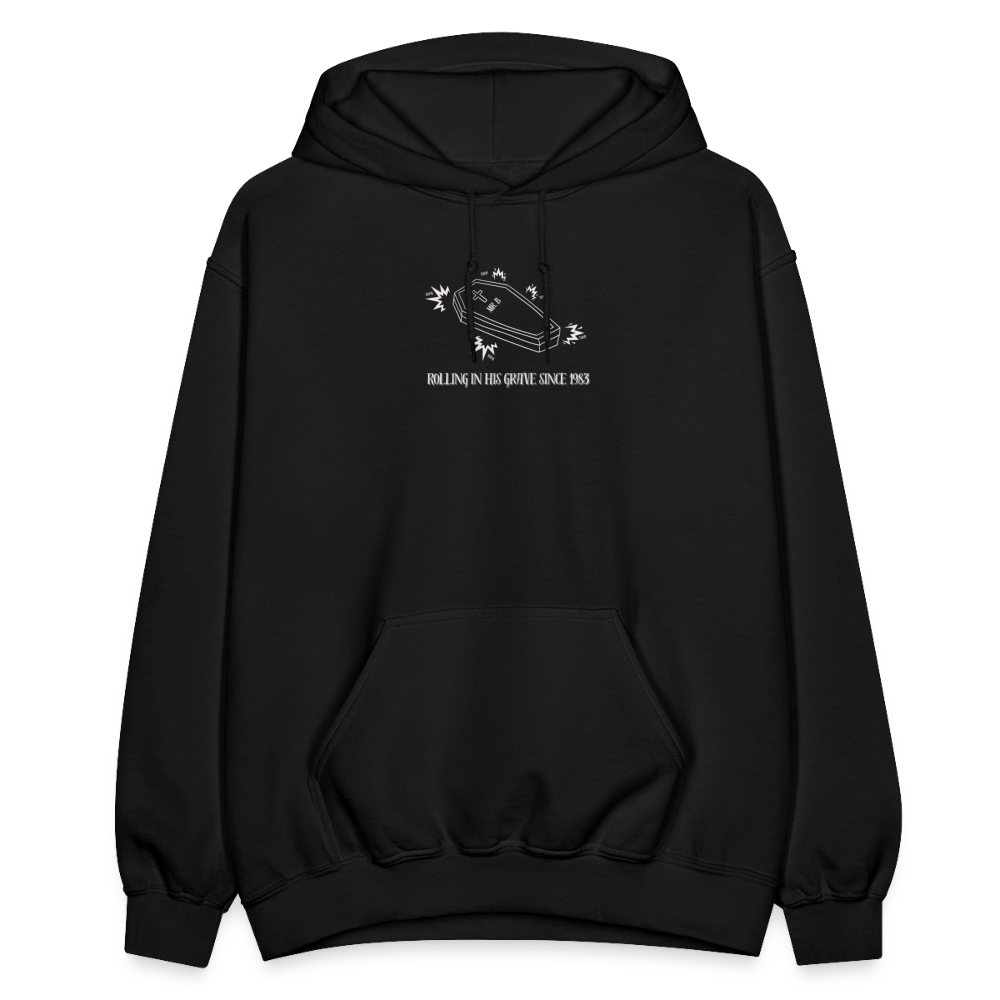 Mr. B Rolling In His Grave, Unisex Ballet Hoodie - black